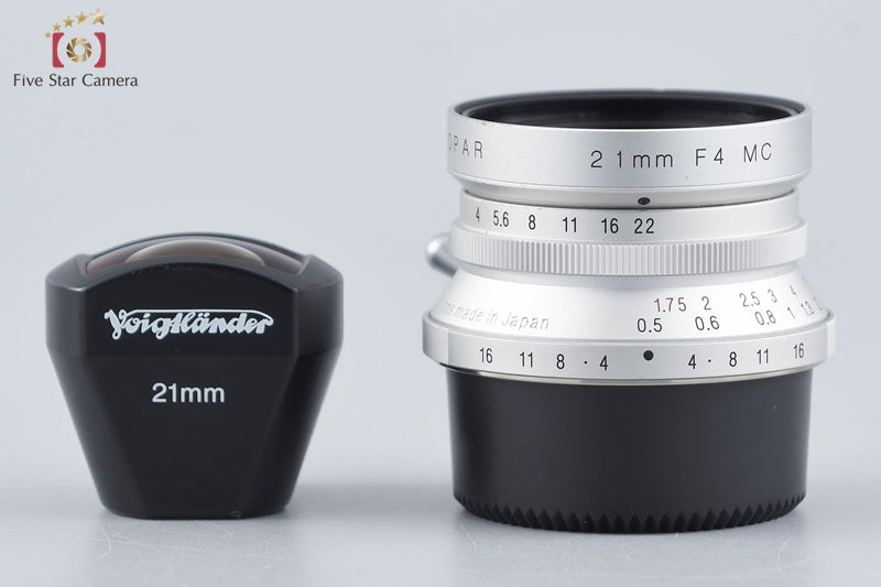 Voigtlander COLOR-SKOPAR 21mm f/4 MC Silver L39 + 21mm Viewfinder