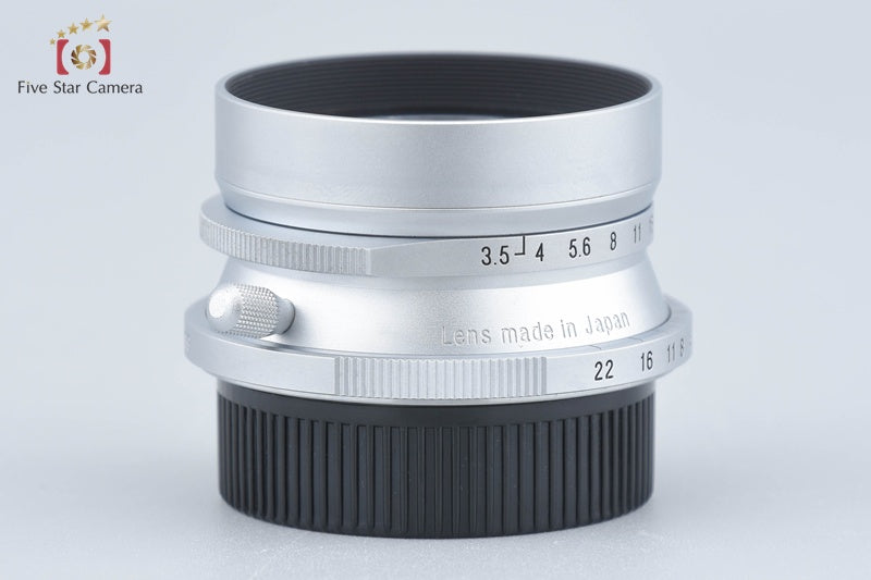 Voigtlander COLOR-SKOPAR 28mm f/3.5 Silver L39 LTM Leica Thread Mount