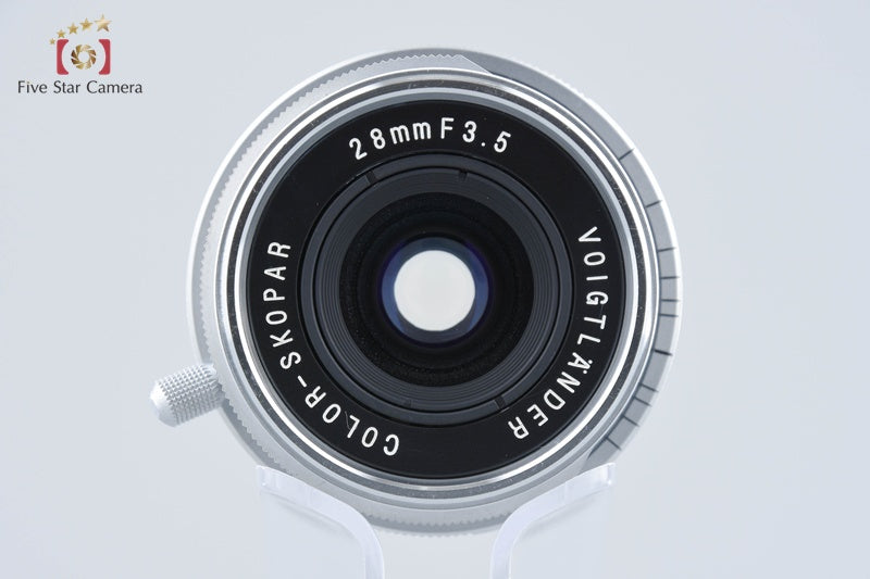 Voigtlander COLOR-SKOPAR 28mm f/3.5 Silver L39 LTM Leica Thread Mount