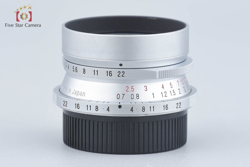 Voigtlander COLOR-SKOPAR 28mm f/3.5 Silver L39 LTM Leica Thread Mount