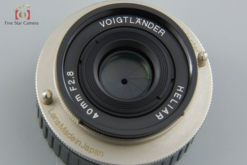 Excellent!! Voigtlander Heliar 40mm f/2.8 Lens for VM-E Close Focus Adapter