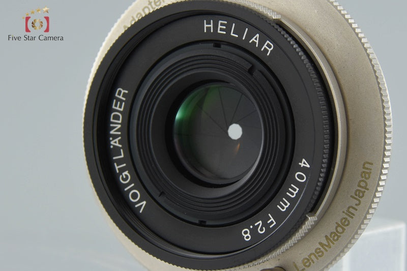 Excellent!! Voigtlander Heliar 40mm f/2.8 Lens for VM-E Close Focus Adapter
