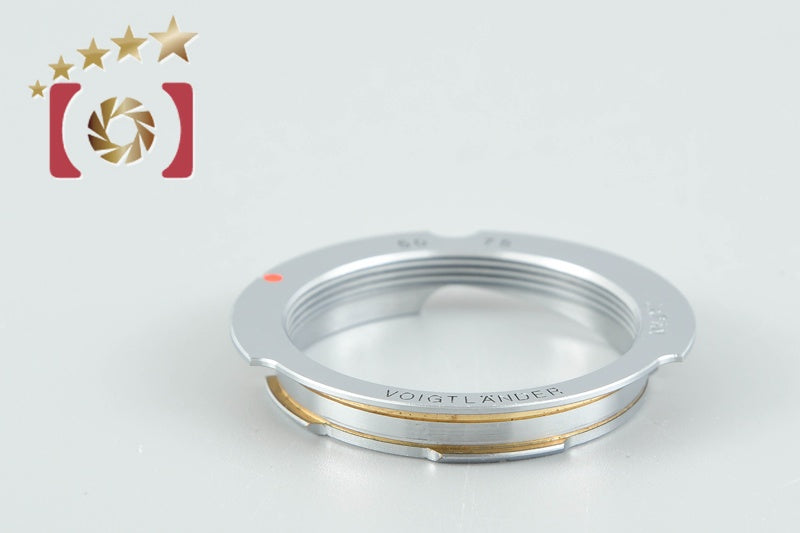 Voigtlander M Bayonet 50mm 75mm Adapter Ring [Very Good]