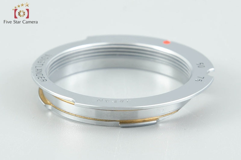 Voigtlander M Bayonet 50mm 75mm Adapter Ring [Very Good]