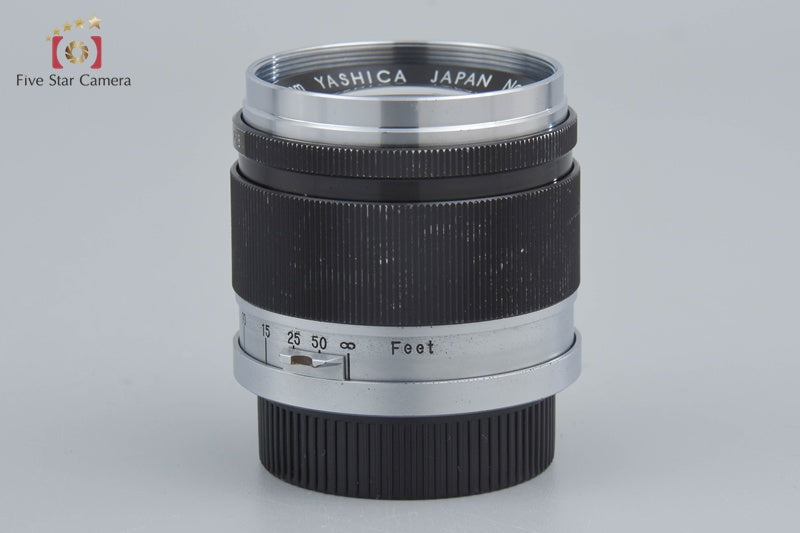 "As-Is" YASHICA SUPER-YASHINON 50mm f/1.8 L39 LTM Leica Thread Mount Lens