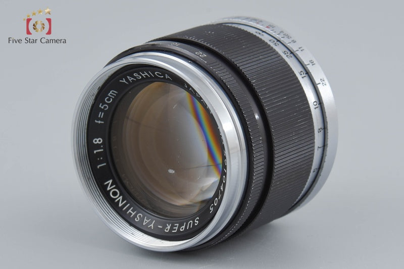 "As-Is" YASHICA SUPER-YASHINON 50mm f/1.8 L39 LTM Leica Thread Mount Lens