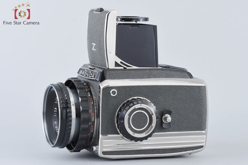 Zenza Bronica C2 Silver Early Model + Nikon NIKKOR-P 75mm f/2.8 [Very Good]