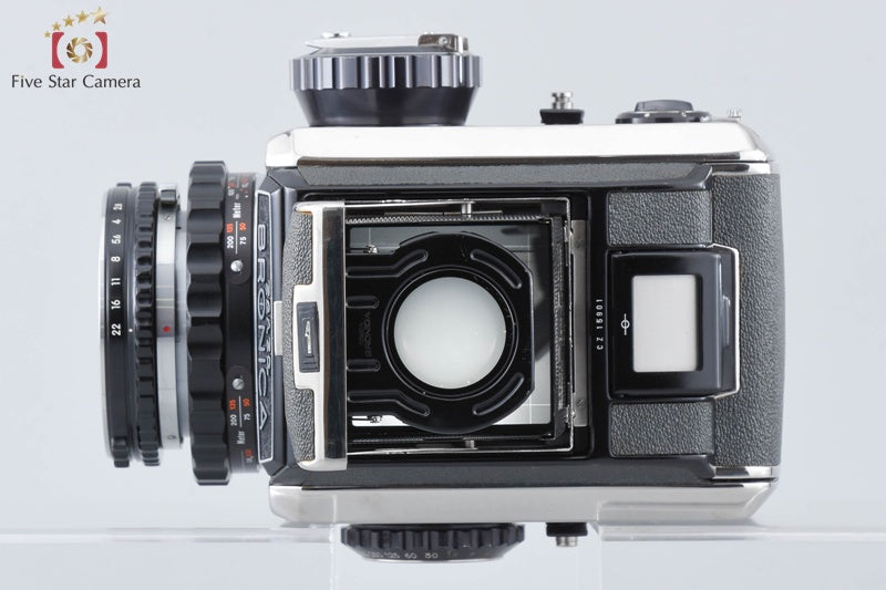 Zenza Bronica C2 Silver Early Model + Nikon NIKKOR-P 75mm f/2.8 [Very Good]