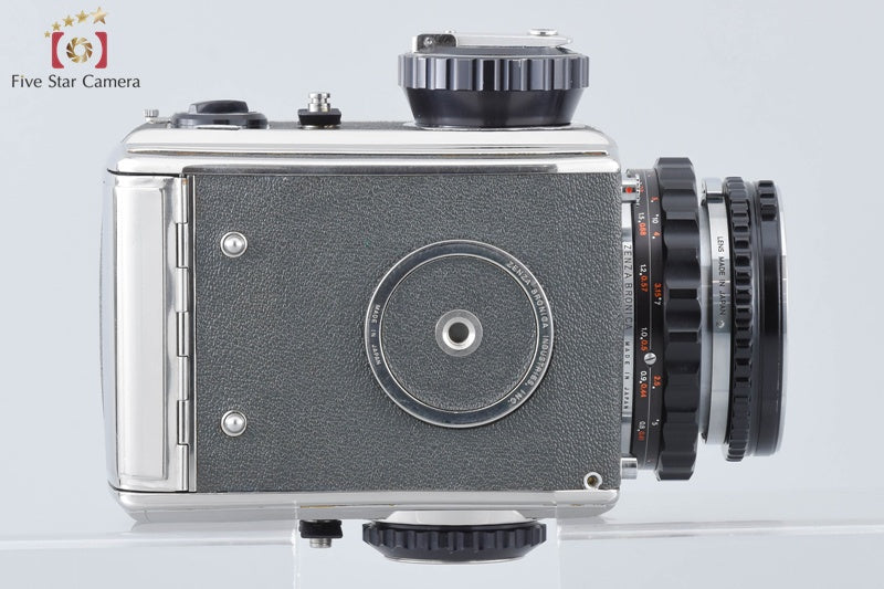 Zenza Bronica C2 Silver Early Model + Nikon NIKKOR-P 75mm f/2.8 [Very Good]