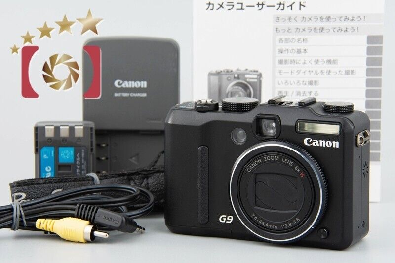 Excellent!! Canon PowerShot G9 Black 12.1 MP Digital Camera