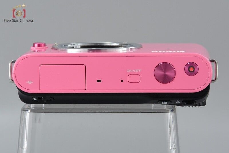"Count 1,501" Nikon 1 J1 Pink 10.1 MP Digital Mirrorless Camera