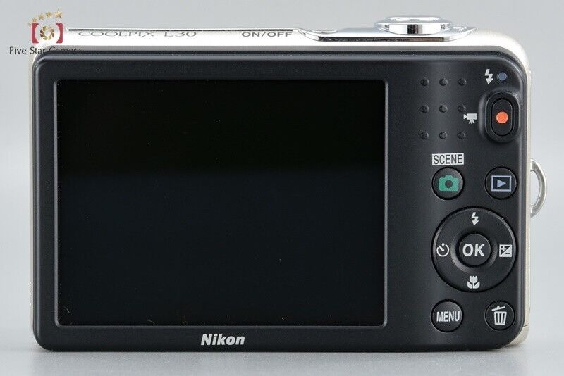 Excellent!! Nikon COOLPIX L30 Silver 20.0 MP Digital Camera