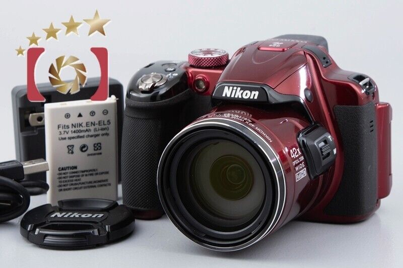 Very Good!! Nikon COOLPIX P520 Red 18.1 MP Digital Camera
