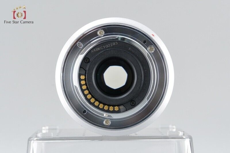 Very Good!! Panasonic LUMIX G 25mm f/1.7 ASPH. Silver H-H025