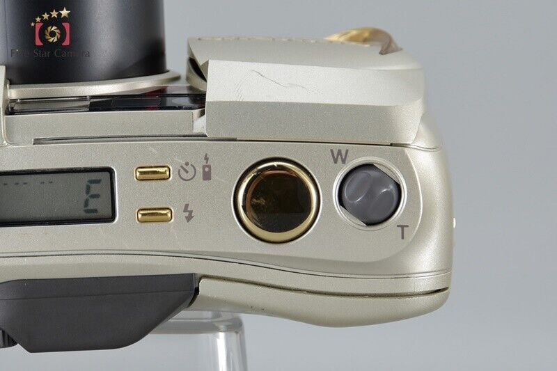 Very Good!! Olympus μ[mju:] ZOOM 140 Deluxe Point & Shoot 35mm Film camera