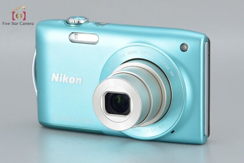 Excellent!! NIkon COOLPIX S3300 Mint Green 16.0 MP Digital Camera