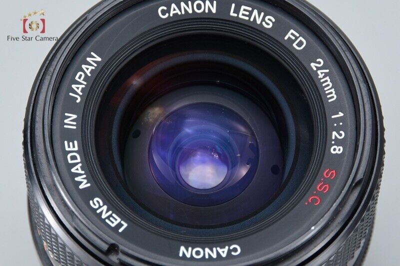 Very Good!! Canon FD 24mm f/2.8 S.S.C.