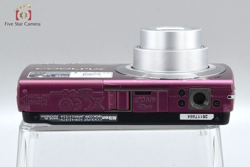 Very Good!! Nikon COOLPIX S230 Purple 10.0 MP Digital Camera