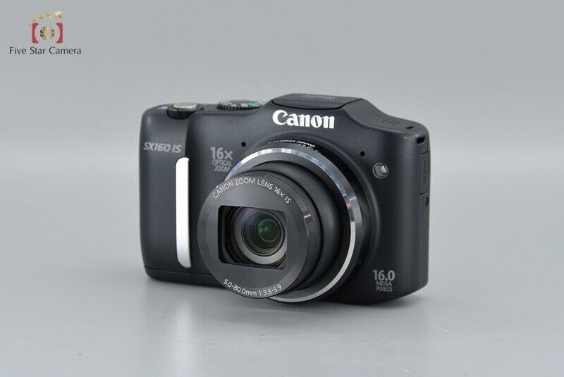 Excellent!! Canon PowerShot SX160 IS Black 16.0 MP DIgital Camera