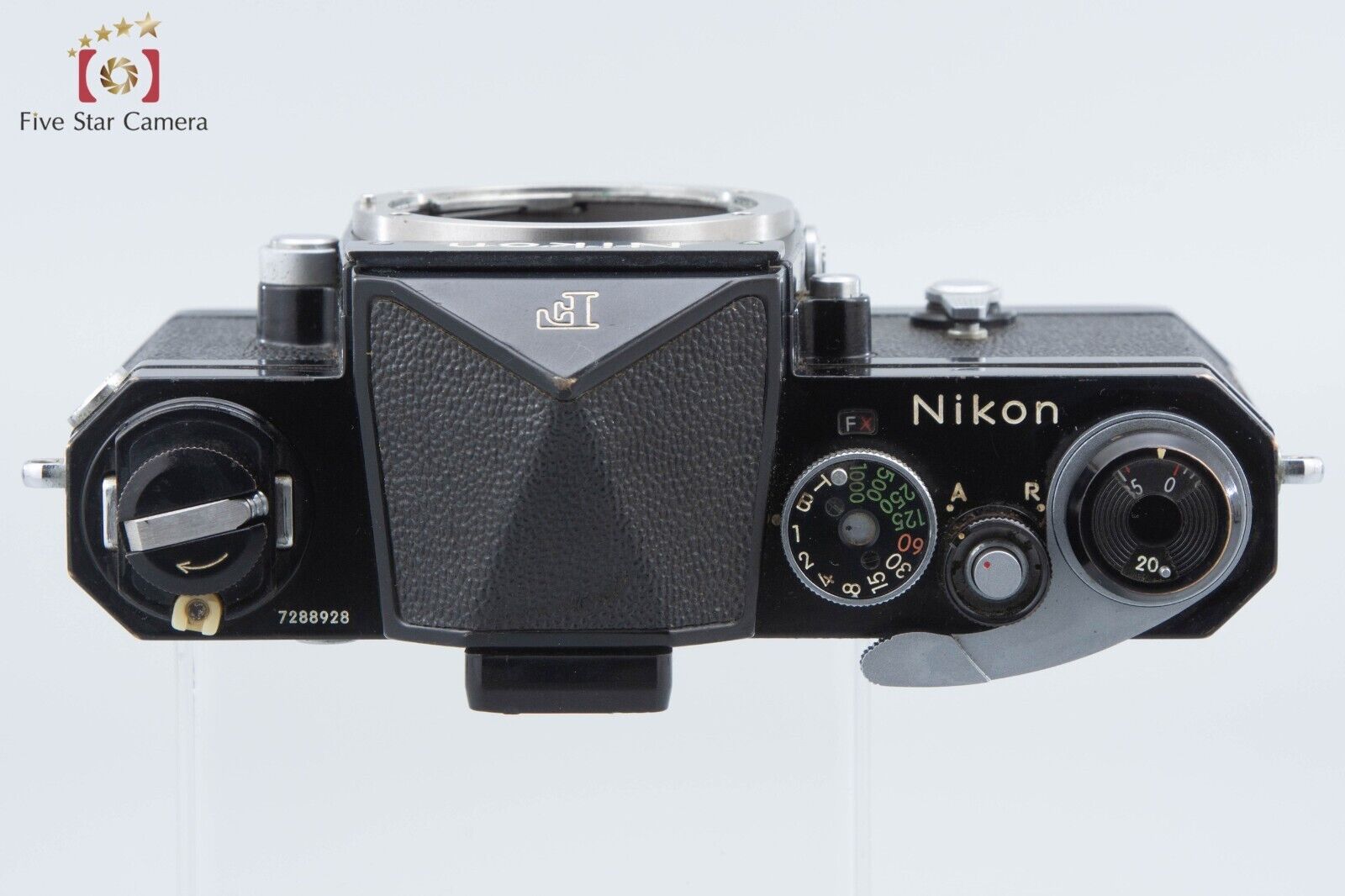 Nikon F Eye Level Black Mid Model 35mm SLR Film Camera Body