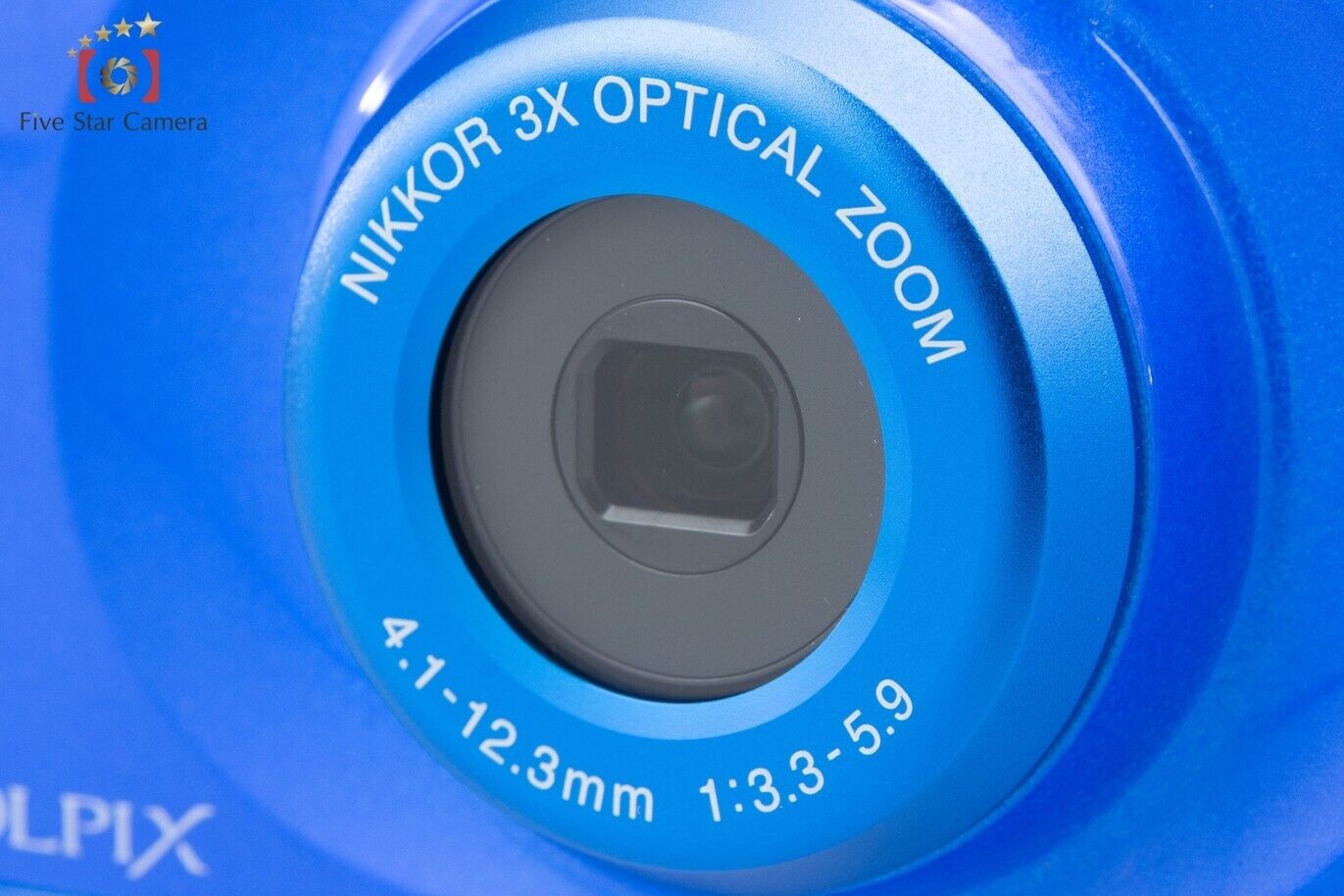 Excellent!! Nikon COOLPIX S33 Blue 13.2 MP Digital Camera