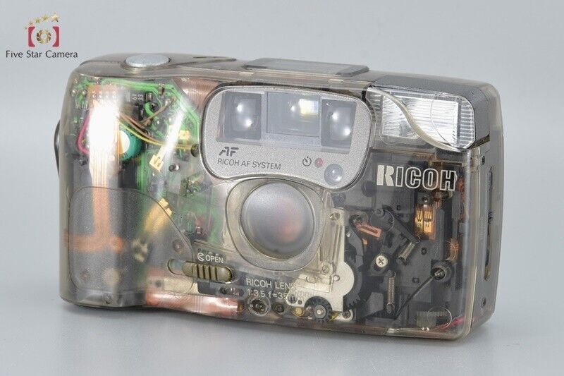 Very Good!! Ricoh FF-9SD Limited Skeleton Point & Shoot Film Camera