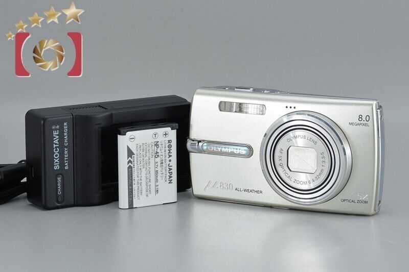 Very Good!! Olympus μ 830 Silver 8.0 MP Digital Camera