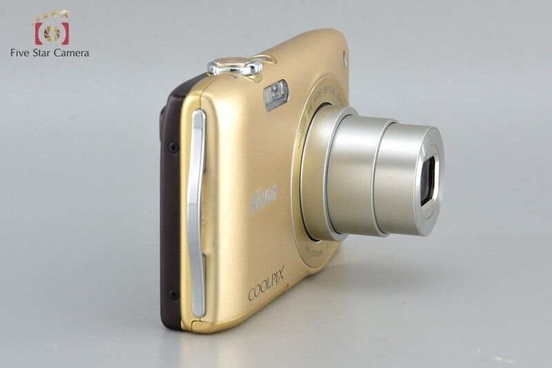 Very Good!! NIkon COOLPIX S3300 Gold 16.0 MP Digital Camera