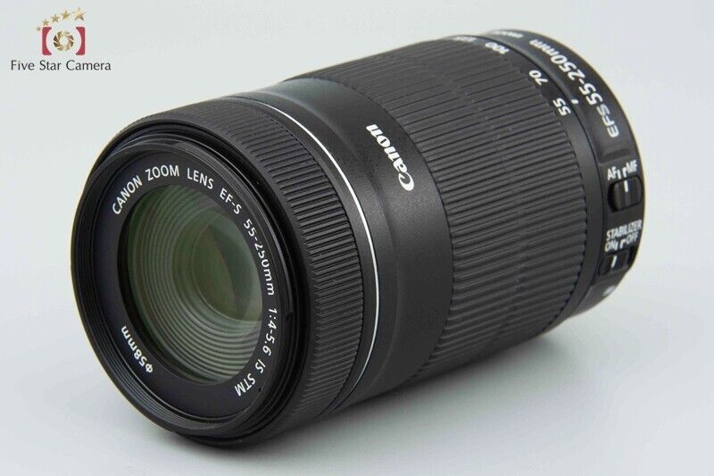 Near Mint!! Canon EF-S 55-250mm f/4-5.6 IS STM