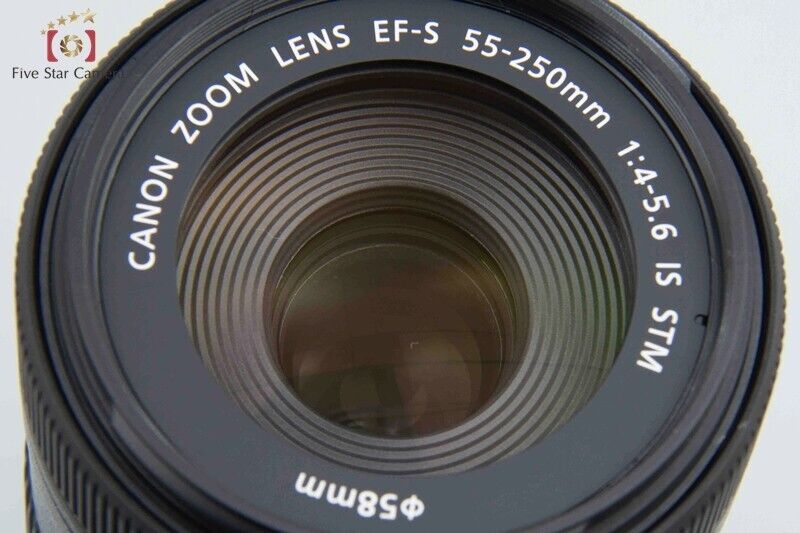 Near Mint!! Canon EF-S 55-250mm f/4-5.6 IS STM