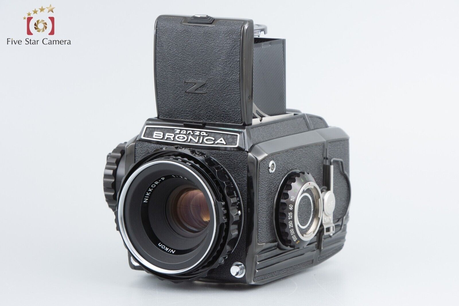 Zenza Bronica S2 Black Later Model + Nikon NIKKOR-P 75mm f/2.8