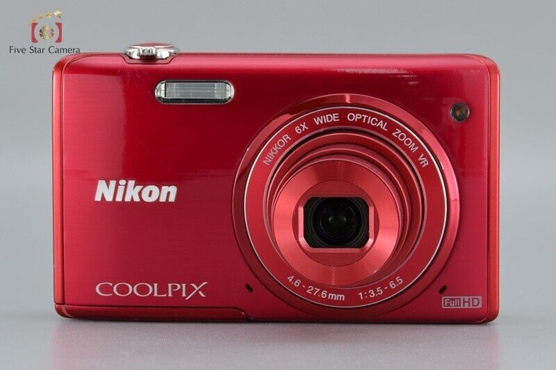 Nikon COOLPIX S5200 Red 16.0 MP Digital Camera