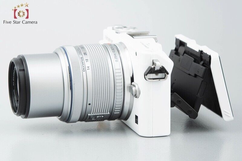 "Shutter count 2,791" Olympus PEN Lite E-PL5 White 16.5 MP DSLR 14-42 Lens Kit