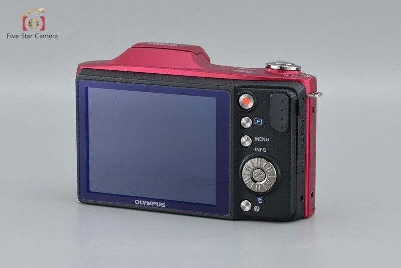 Near Mint!! Olympus SZ-14 Red 14.0 MP Digital Camera