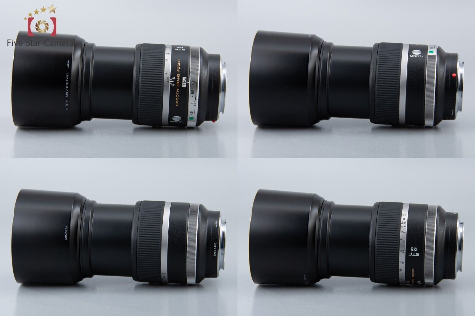 Excellent!! MINOLTA STF 135mm f/2.8 Sony / Minolta A Mount Lens
