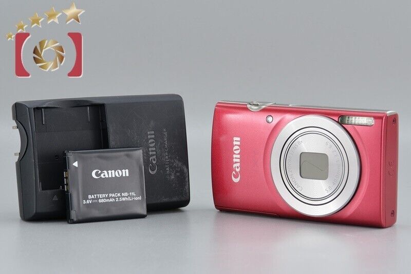 Very Good!! Canon IXY 200 Red 20.0 MP Digital Camera