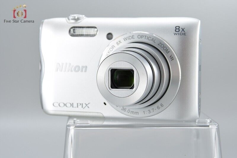 Excellent!! Nikon COOLPIX A300 Silver 20.1 MP Digital Camera