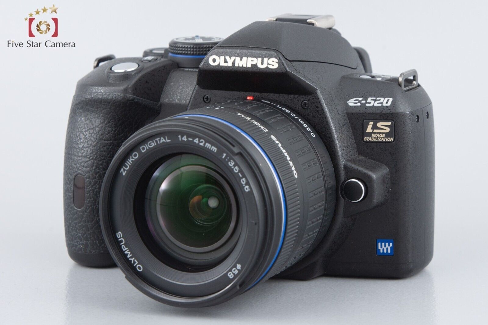 Near Mint!! Olympus E-520 10.0 MP DSLR 14-42 Lens Kit