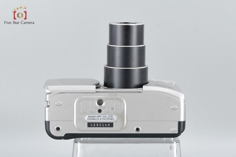 Very Good!! PENTAX ESPIO 90MC Silver 35mm Point & Shoot Film Camera