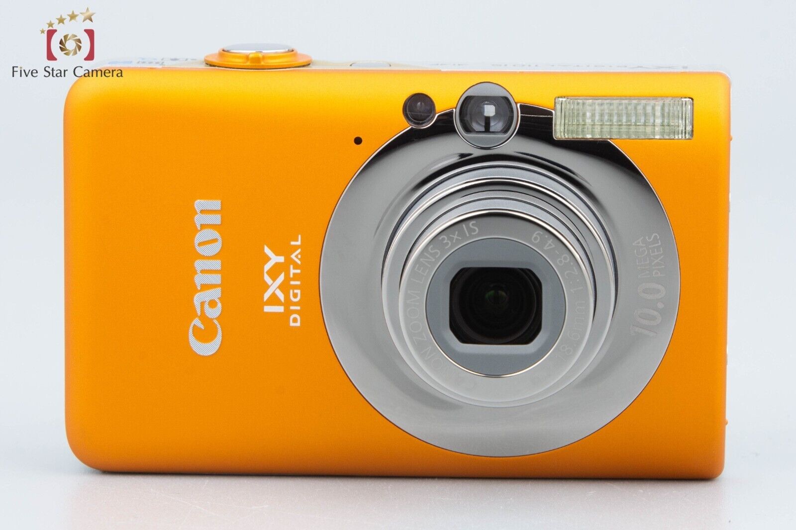 Excellent!! Canon IXY Digital 110 IS Orange 10.0 MP Digital Camera w/ Box