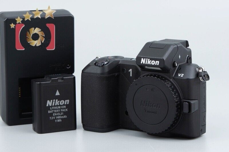 Excellent!! Nikon 1 V2 Black 14.3 MP Digital Camera Body