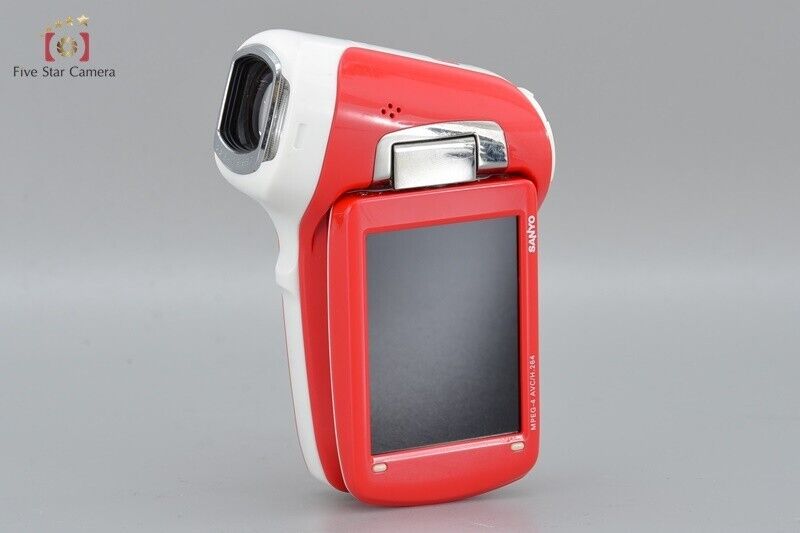 Very Good!! SANYO Xacti DMX-CG9 Red 9.1 MP Digital Movie Camera