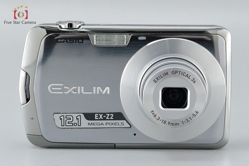 Excellent!! CASIO EXILIM EX-Z2 Silver 12.1 MP Digital Camere w/Box