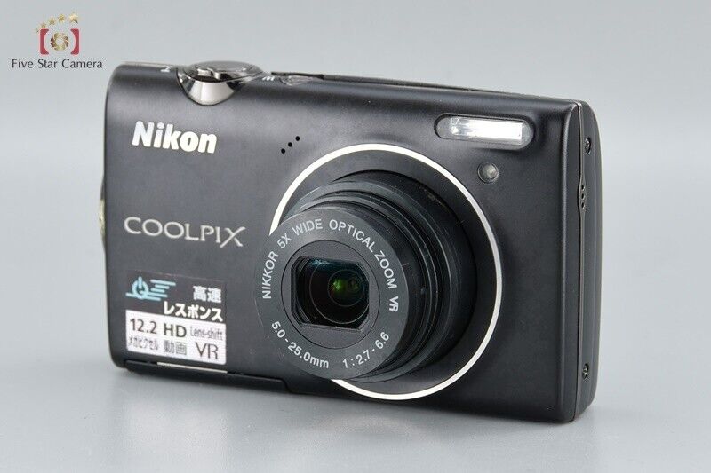 Very Good!! Nikon COOLPIX S5100 Black 12.0 MP Digital Camera