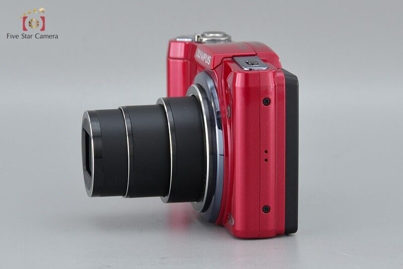 Very Good!! Olympus SZ-20 Red 16.0 MP Digital Camera w/Box