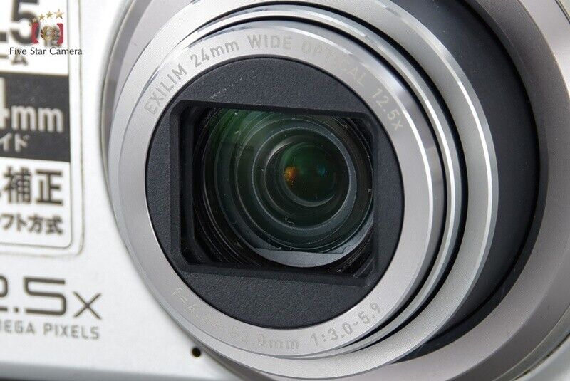 Very Good!! CASIO EXILIM EX-ZS100 White 14.1 MP Digital Camera