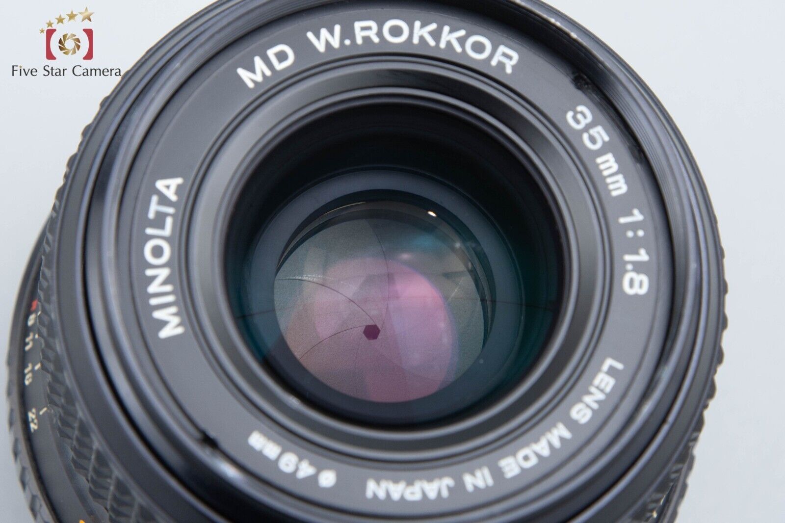 Minolta MD W.ROKKOR 35mm f/1.8