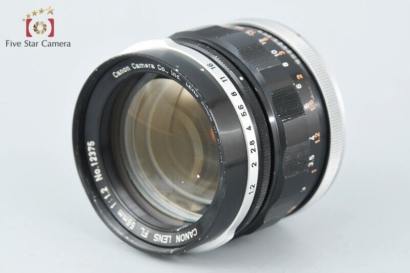 Very Good!! Canon FL 58mm f/1.2 FD Mount Lens
