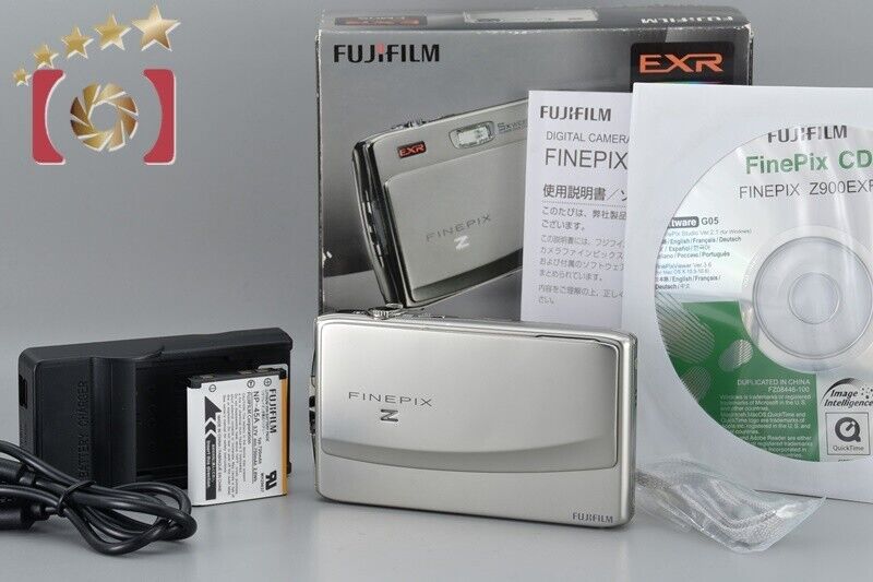 Excellent!! FUJIFILM FinePix Z900 EXR Silver 16.0 MP Digital Camera w/Box