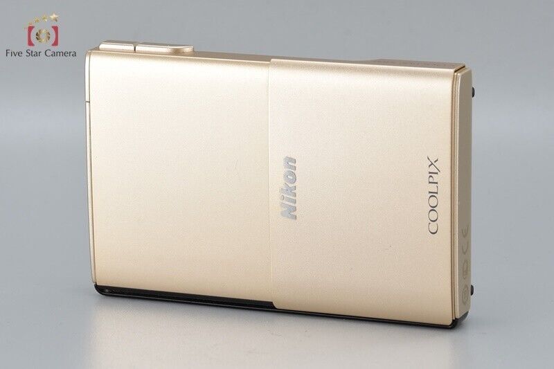 Excellent!! Nikon COOLPIX S100 Gold 16.0 MP Digital Camera w/Box